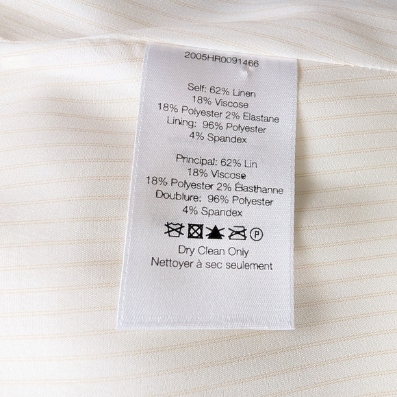 NWOT NEW Veronica Beard Size 6 Beacon White Linen Dickey Jacket Blazer Ruched - Picture 9 of 12